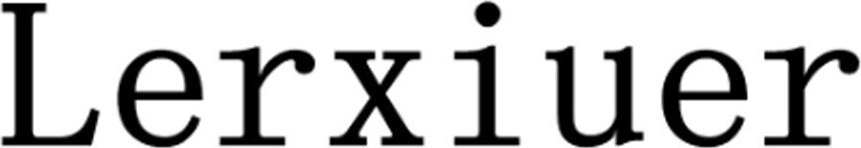 Lerxiuer Brand Logo