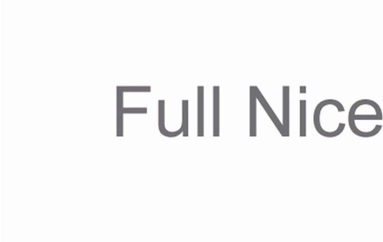 Full Nice Brand Logo