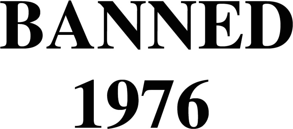 BANNED 1976 Brand Logo